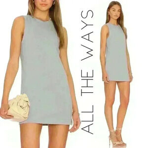 NWT - ALL THE WAYS - Kelly Muscle Tee Jersey Mini Shift Dress